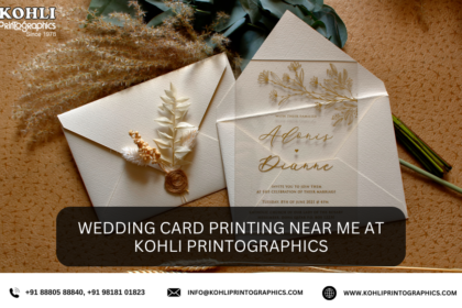 Wedding Card Printing Near Me at Kohli Printographics