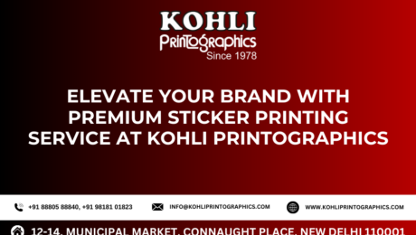 Elevate Your Brand with Premium Sticker Printing Service at Kohli Printographics