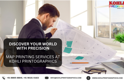 Discover Your World with Precision Map Printing Services at Kohli Printographics