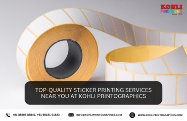 Top Quality Sticker Printing Services Near You at Kohli Printographics