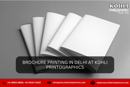 Brochure Printing in Delhi at Kohli Printographics