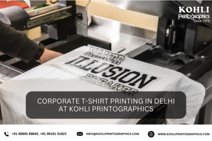 Corporate T Shirt Printing in Delhi at Kohli Printographics