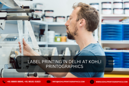 Label Printing in Delhi at Kohli Printographics