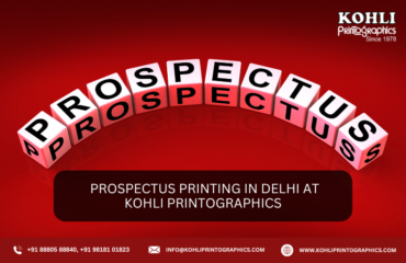 Prospectus Printing in Delhi at Kohli Printographics